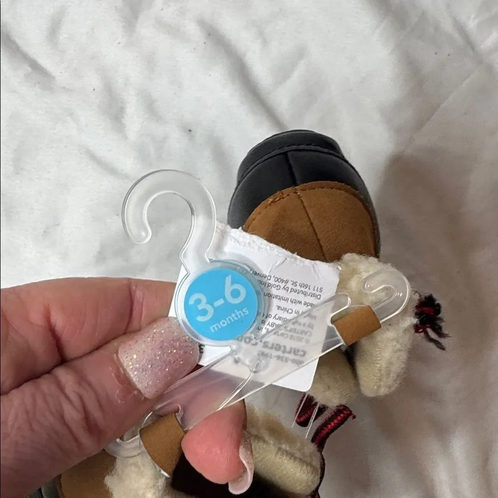 Carter’s Baby Boy Duck Fleece Lined Soft scrub Shoes. Size 3-6 Months. NWT.
